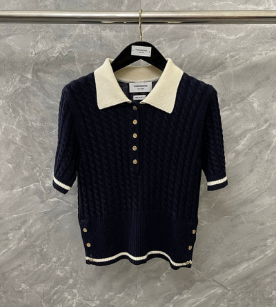 톰브라운 니트 폴로 반팔