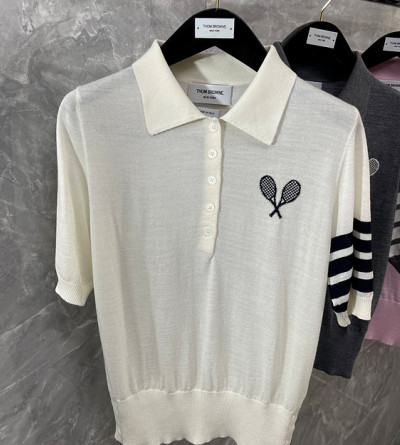 톰브라운 니트 폴로 반팔