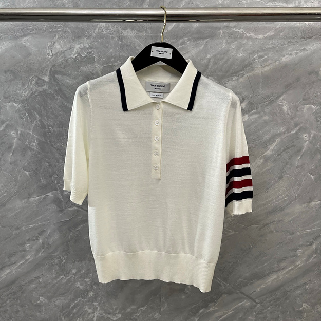 톰브라운 니트 폴로 반팔