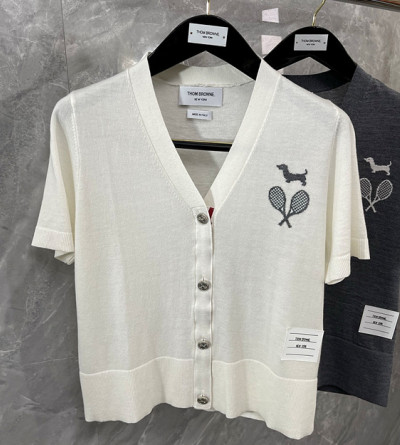 톰브라운 라켓 가디건