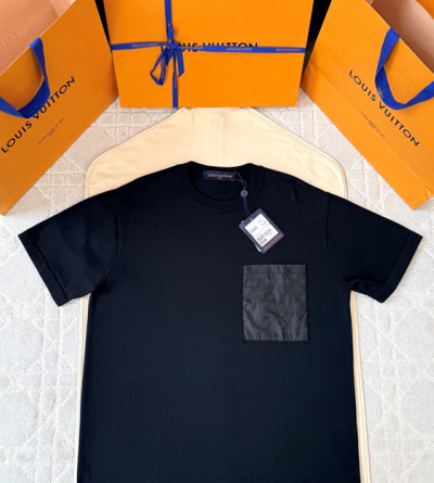 루이비통 자카드 포켓 반팔