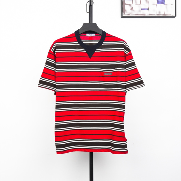 프라다 스트라이프 반팔