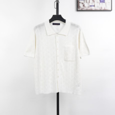 루이비통 펀칭 니트 반팔