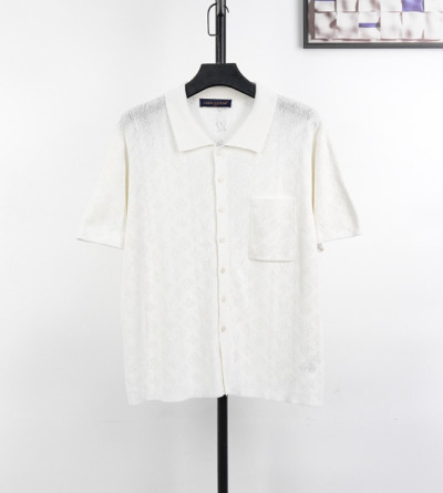 루이비통 펀칭 니트 반팔