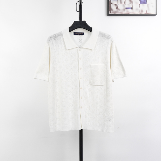 루이비통 펀칭 니트 반팔